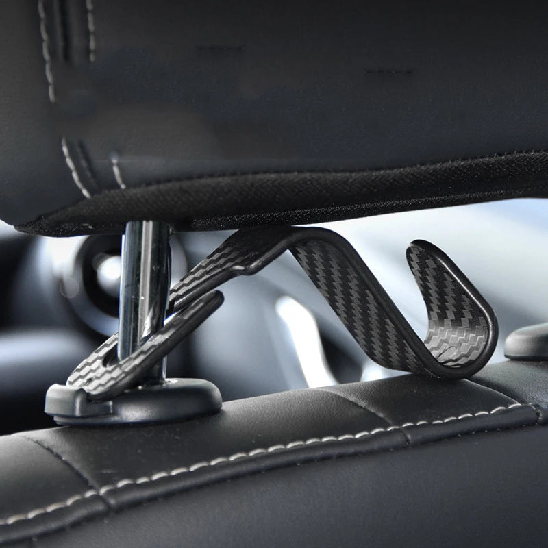 2x crochets d'appui-tête pour le siège auto - Crochet / clip pour bagages  